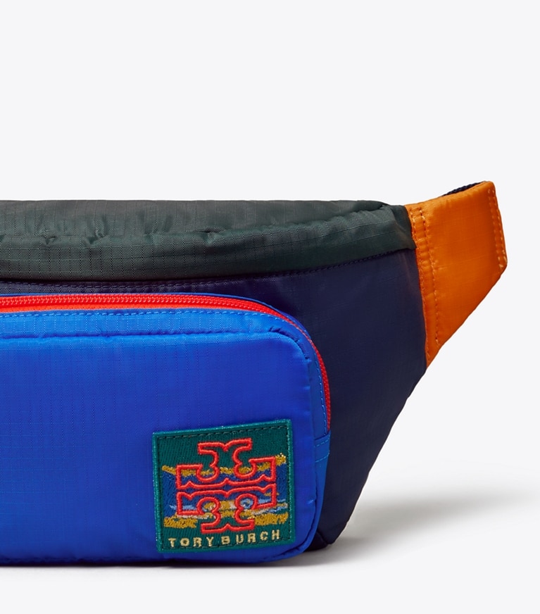 Tory Sport designer gürteltaschen Ripstop-Bauchtasche in Tory Navy (2) angle