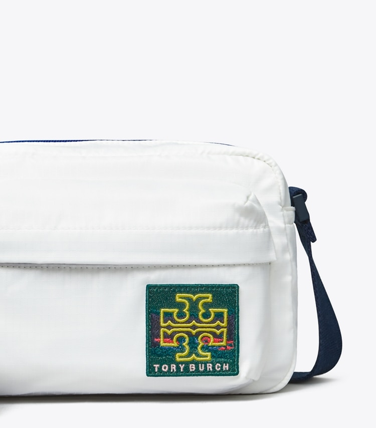 Tory Burch designer crossbody bags Ripstop Crossbody in Snow White detail