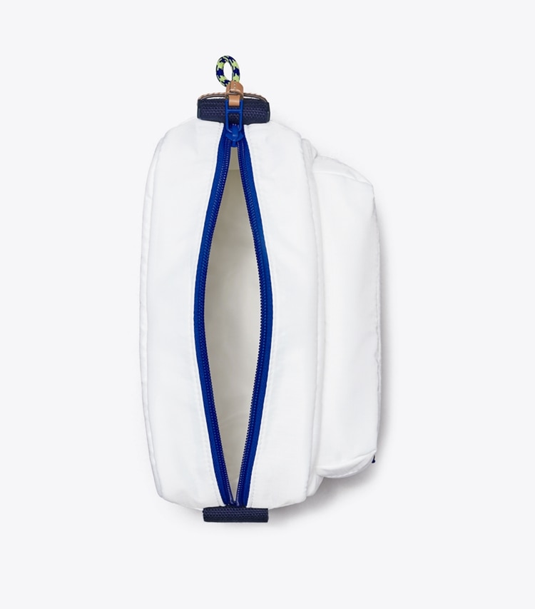 Tory Burch designer crossbody bags Ripstop Crossbody in Snow White overhead