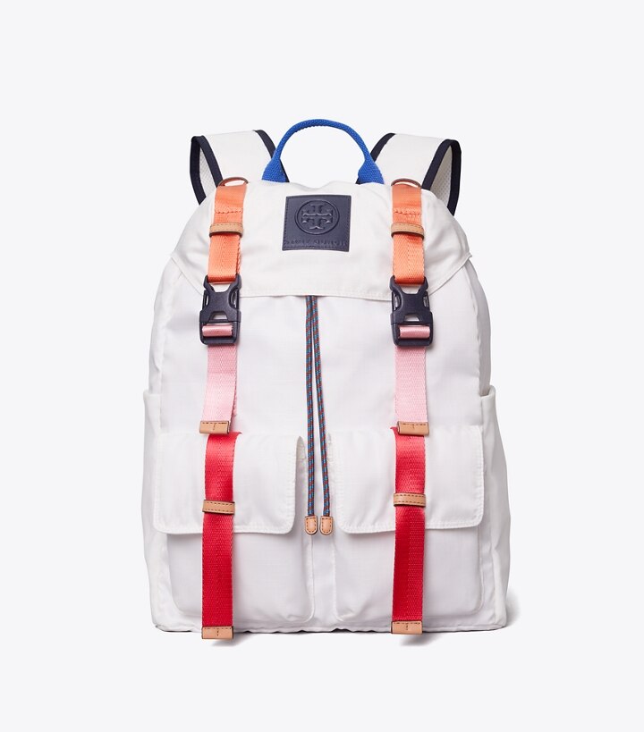 Ripstop Nylon Color-Block Backpack: Women's Designer Backpacks | Tory Sport