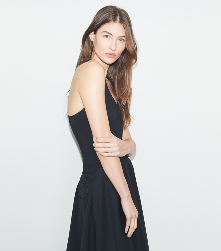 Tory Burch designer robes Robe débardeur en viscose in Black front