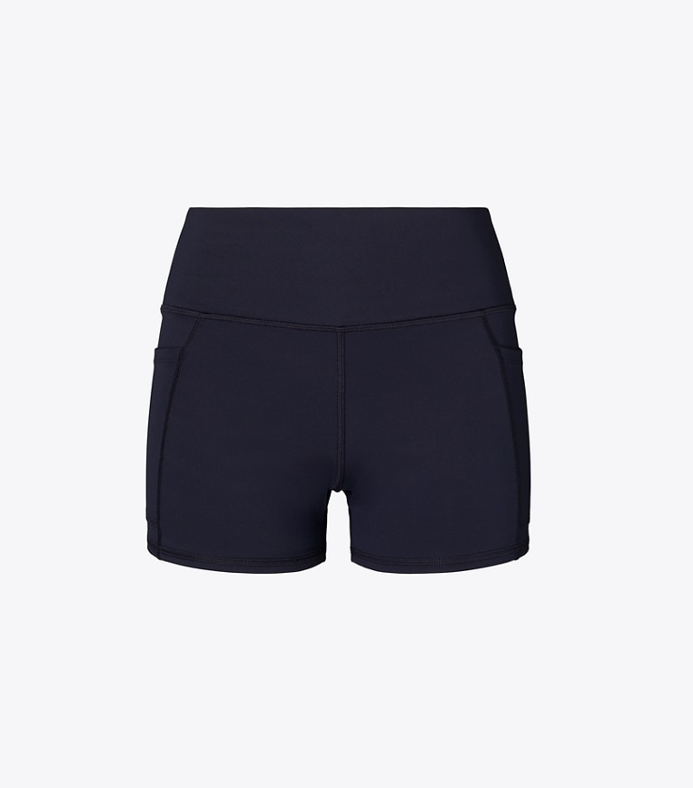Tory Burch designer hauts Robe de tennis avec logo embossé dans Medium Navy supplémentaire