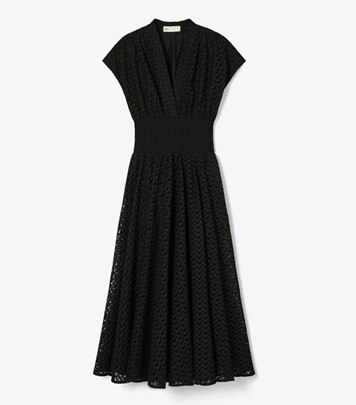 Scrunched-Sleeve Jersey T-Shirt Dress: Femme Vêtements