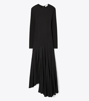 Tory Burch designer robes Robe en jersey dans Black de face