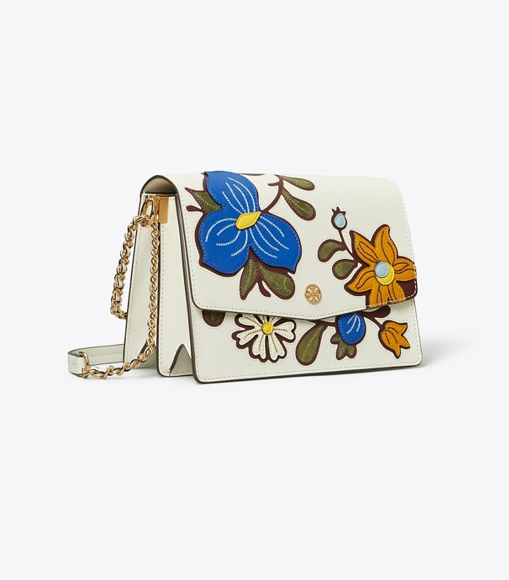 tory burch robinson floral shoulder bag