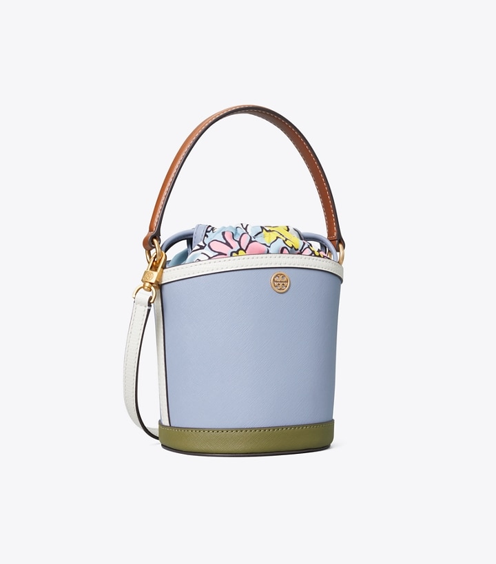 Robinson Color-Block Mini Bucket Bag: Women's Designer Crossbody Bags | Tory  Burch