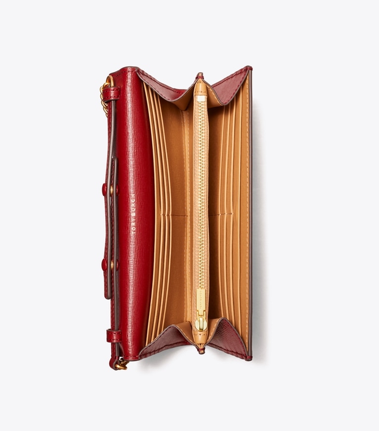 Tory Burch designer mini bags Robinson Crossbody in Bricklane angle