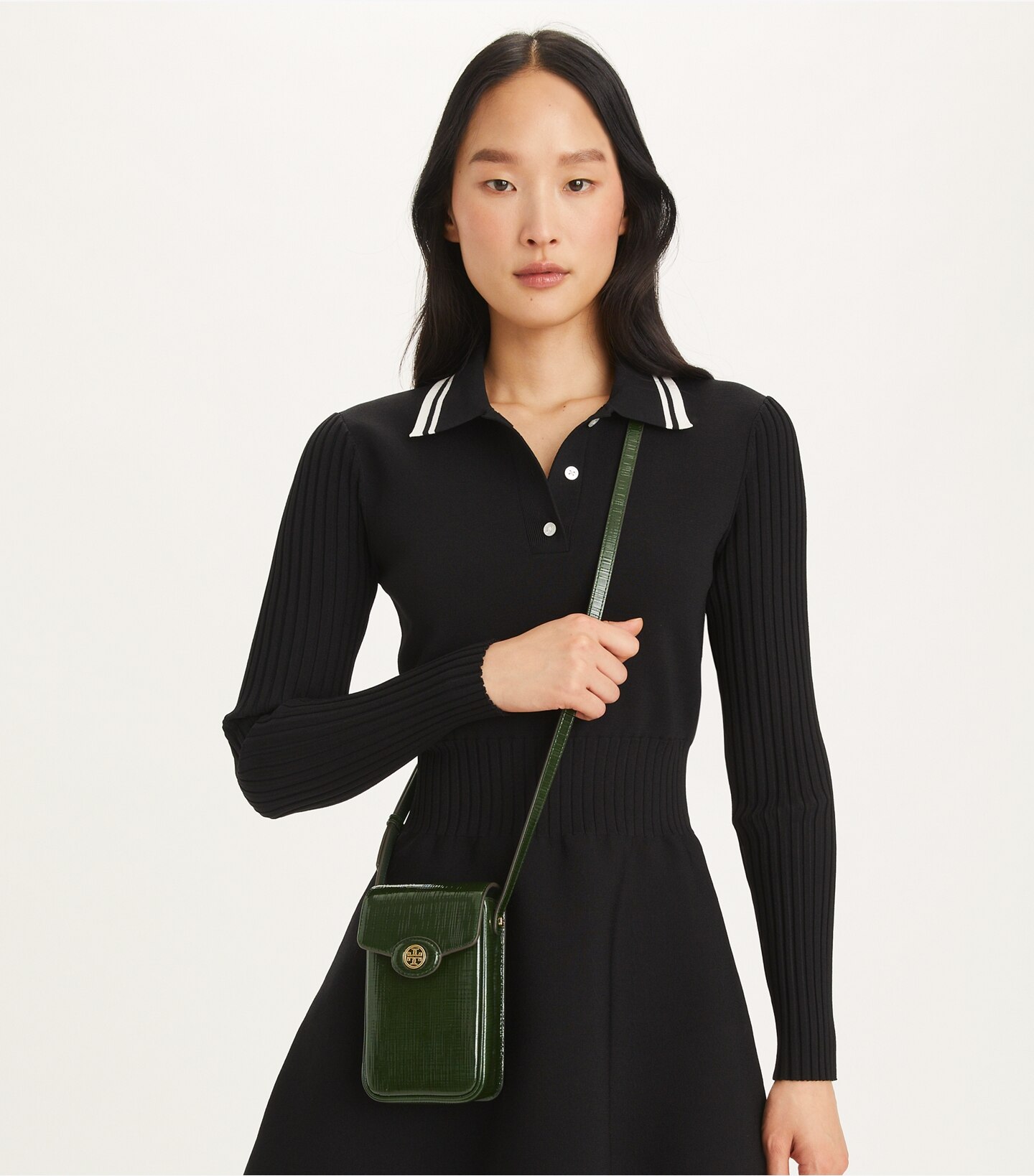 Robinson Crosshatched Phone Crossbody