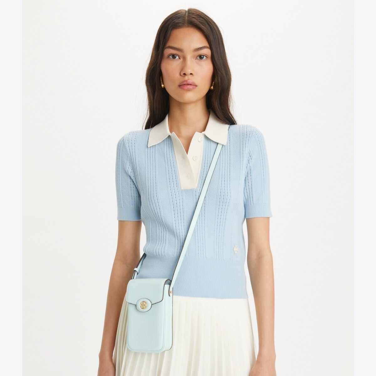 Robinson Crosshatched Phone Crossbody: Women's Designer Mini