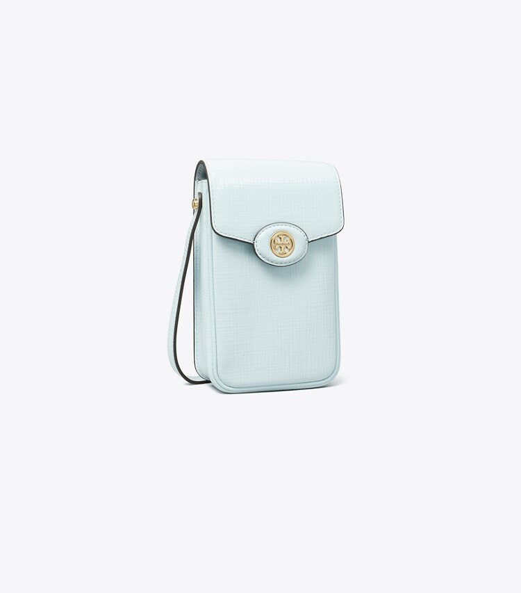 Tory Burch designer ミニバッグ ロビンソン クロスハッチ フォン クロスボディ in Summit angle
