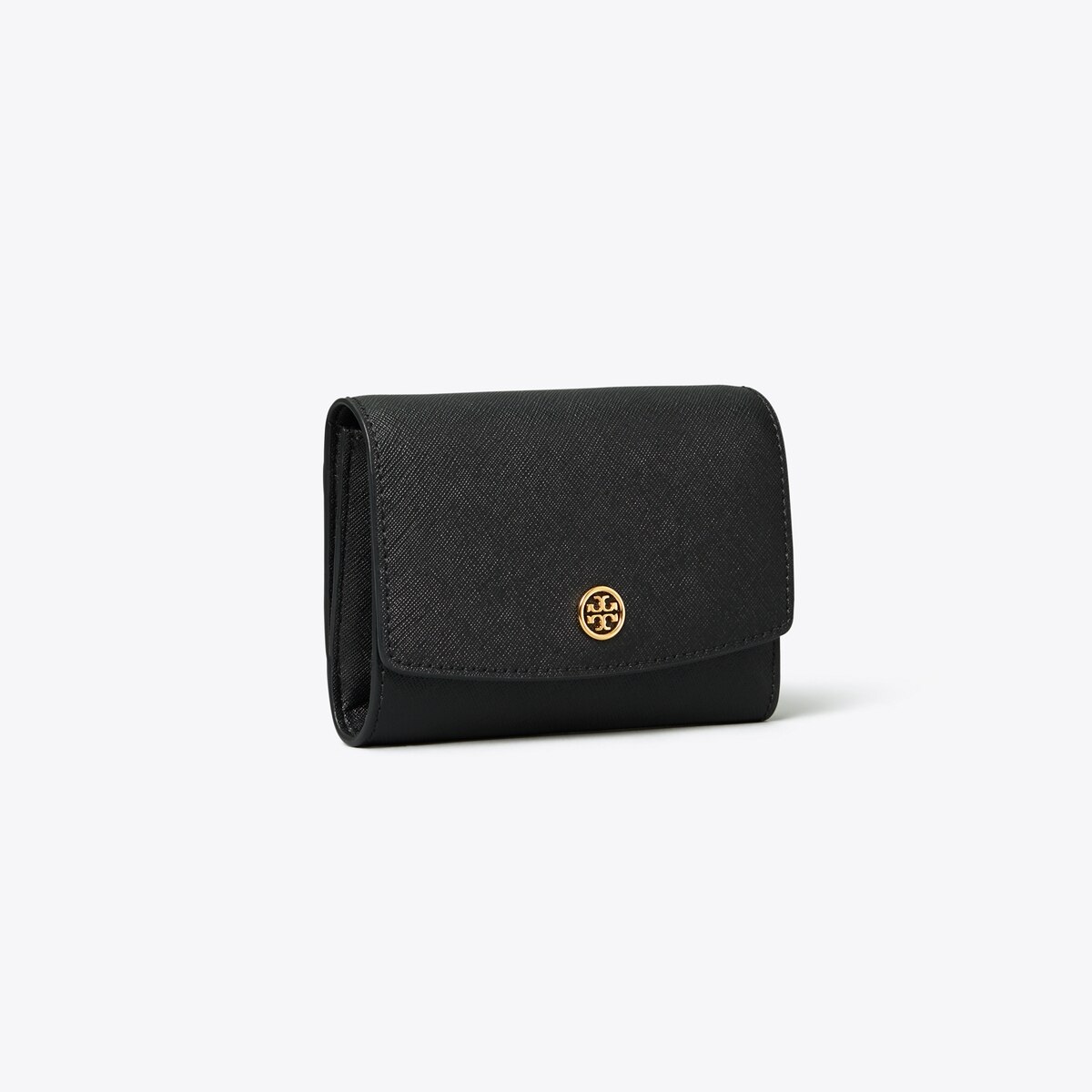 tory burch robinson medium flap wallet