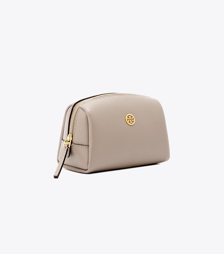 新品TORY BURCH メタリックGOLDミニ コスメティック ケース