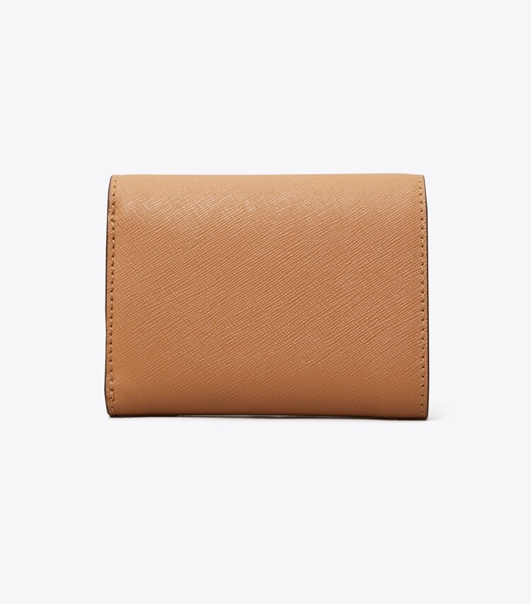 Tory Burch designer wallets Robinson Mini Flap Wallet in Cardamom back