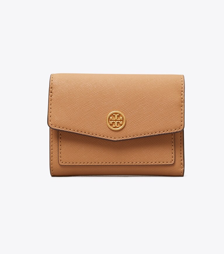 Tory burch robinson 2024 medium flap wallet