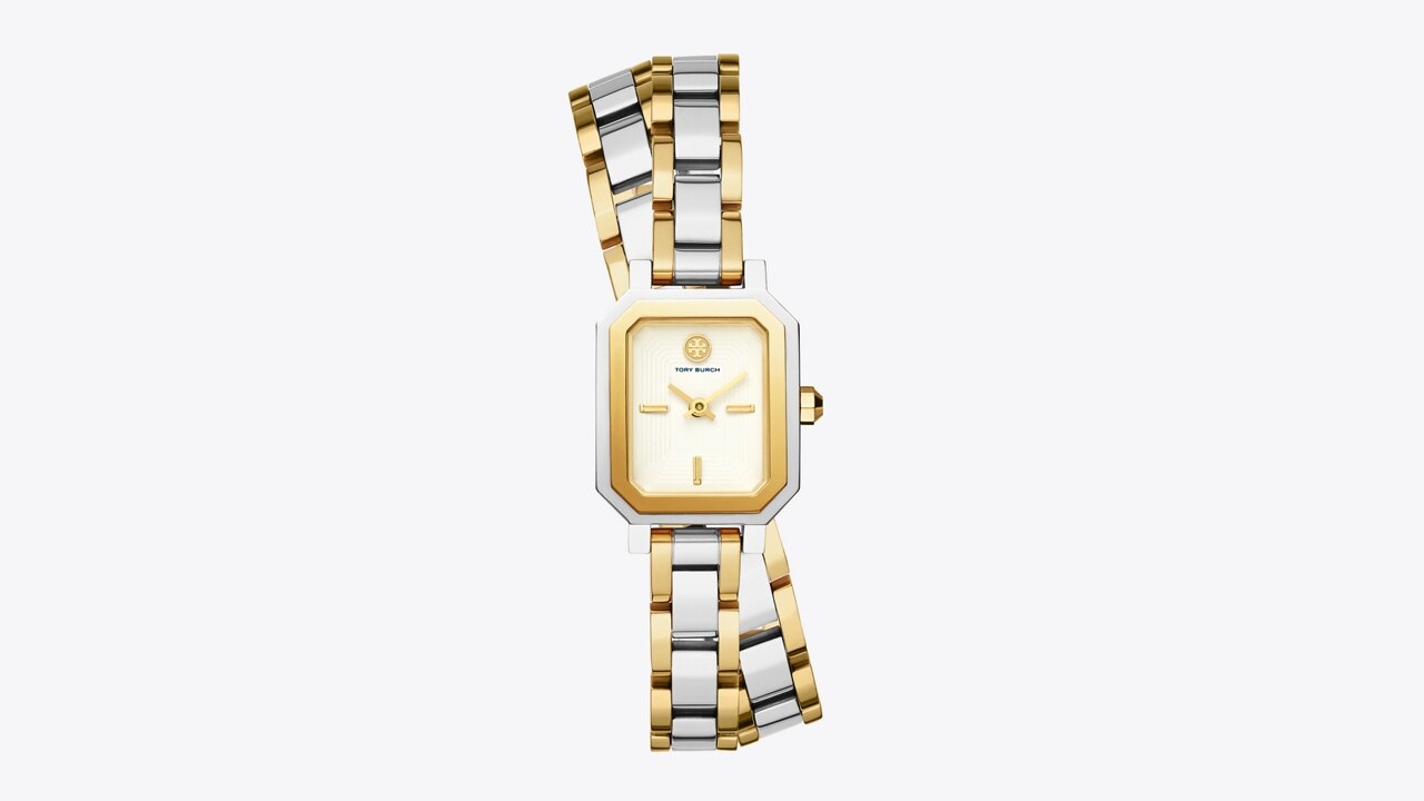 Robinson Mini Watch, Two-Tone Gold/Stainless Steel: Women's