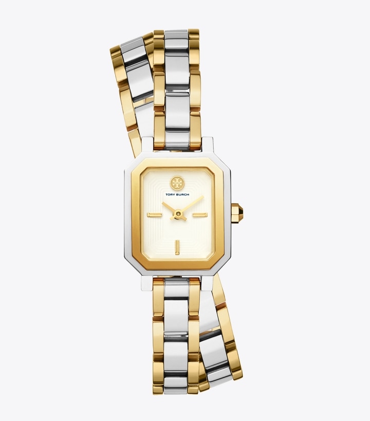 Robinson Mini Watch, Two-Tone Gold/Stainless Steel: Women's Designer Strap  Watches