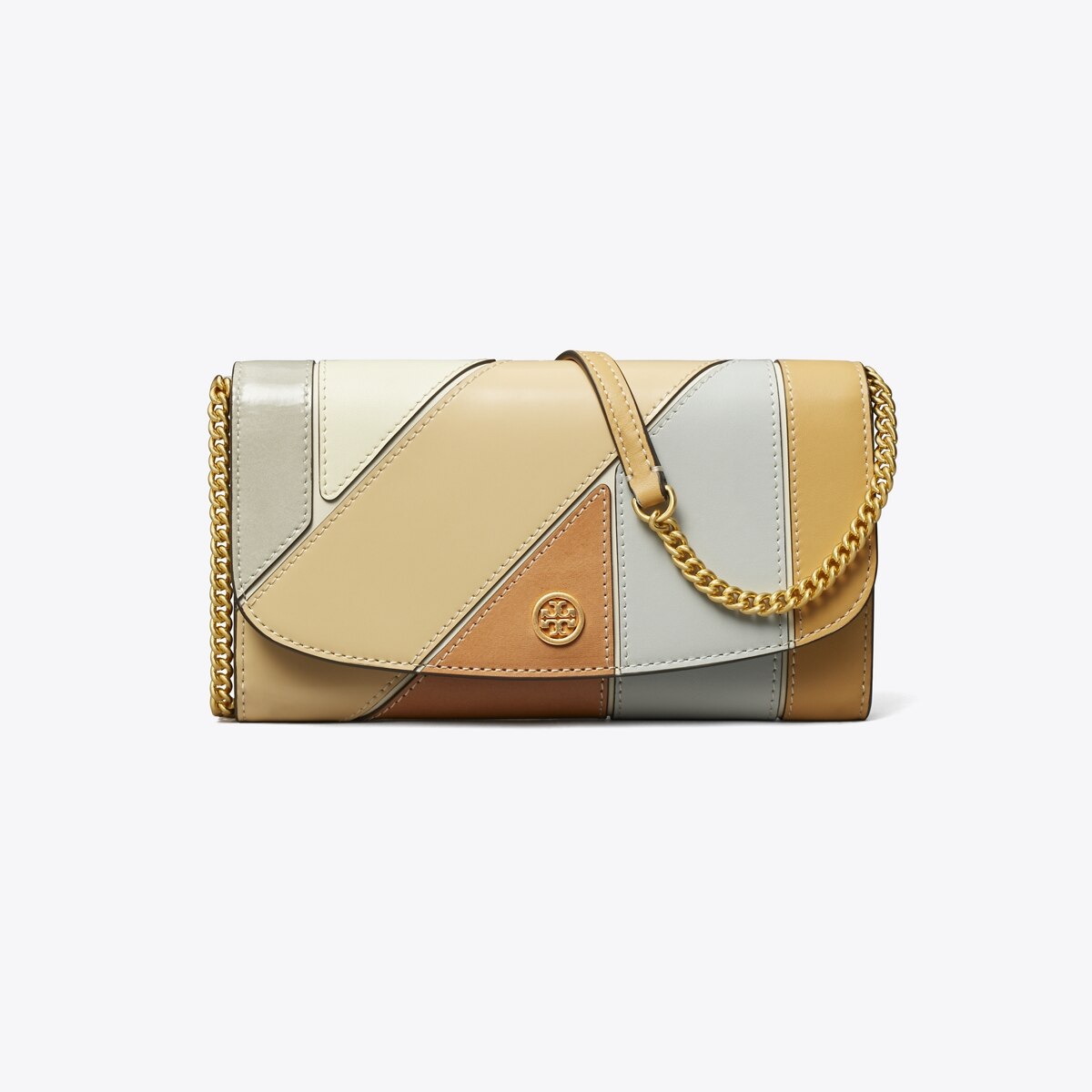 ■Tory Burch■トリーバーチRobinson Color-Block Patchwork財布 Robinson Patchwork Crossbody: Women's Designer Mini Bags