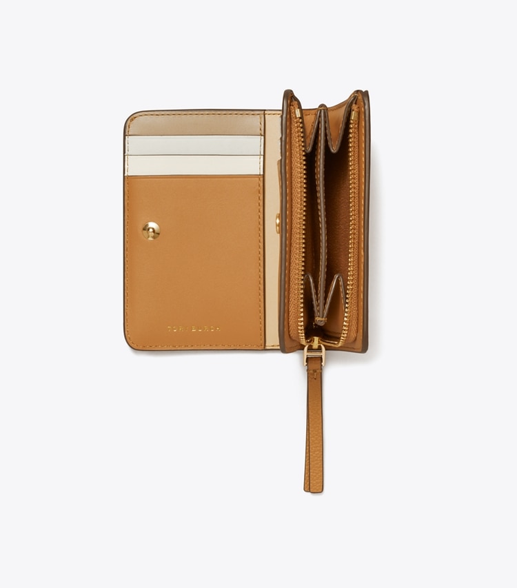 Tory Burch designer 財布 ロビンソン ペブルド バイフォールド ウォレット in Tiramisu additional