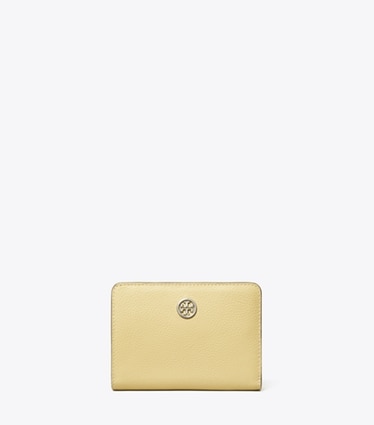 【未使用級】トリーバーチ＊ロビンソン 2way レザー ゴールドロゴ Tory Burch - トリーバーチ TORY BURCH 財布 二つ折り ROBINSON