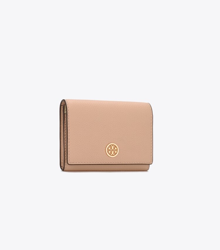 Tory Burch designer カードケース ロビンソン ペブルド カードケース in Goan Sand angle