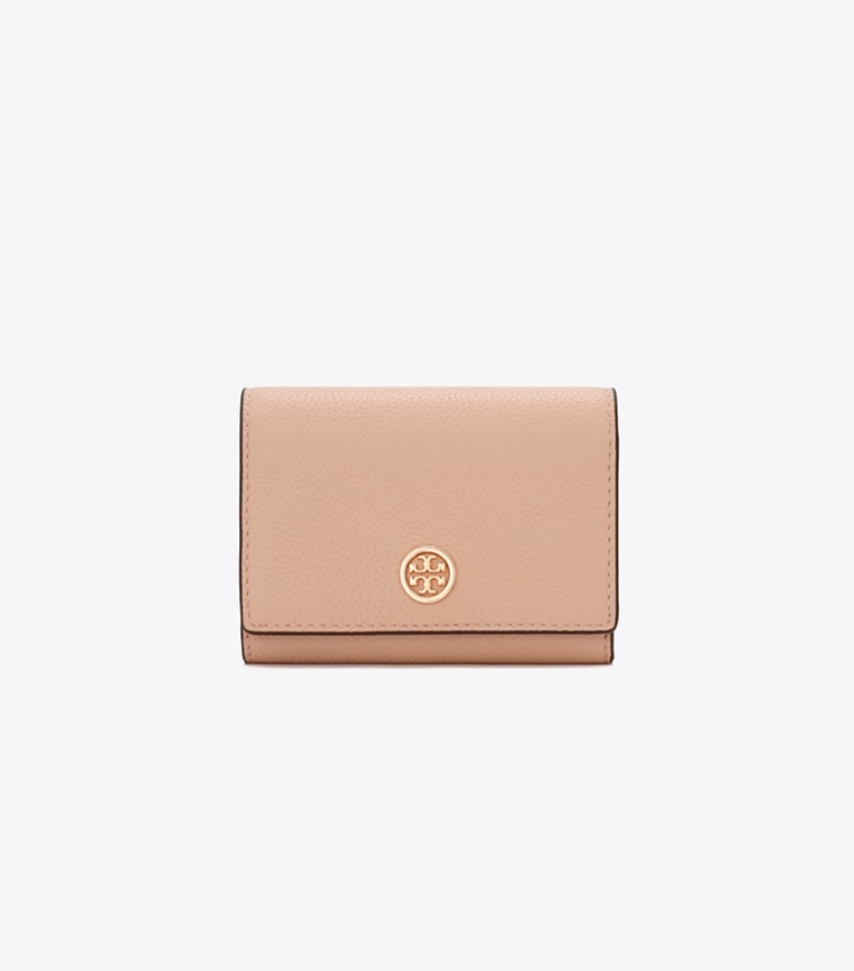 Tory Burch designer カードケース ロビンソン ペブルド カードケース in Goan Sand angle