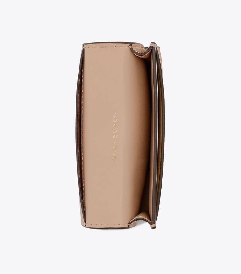 Tory Burch designer カードケース ロビンソン ペブルド カードケース in Goan Sand angle
