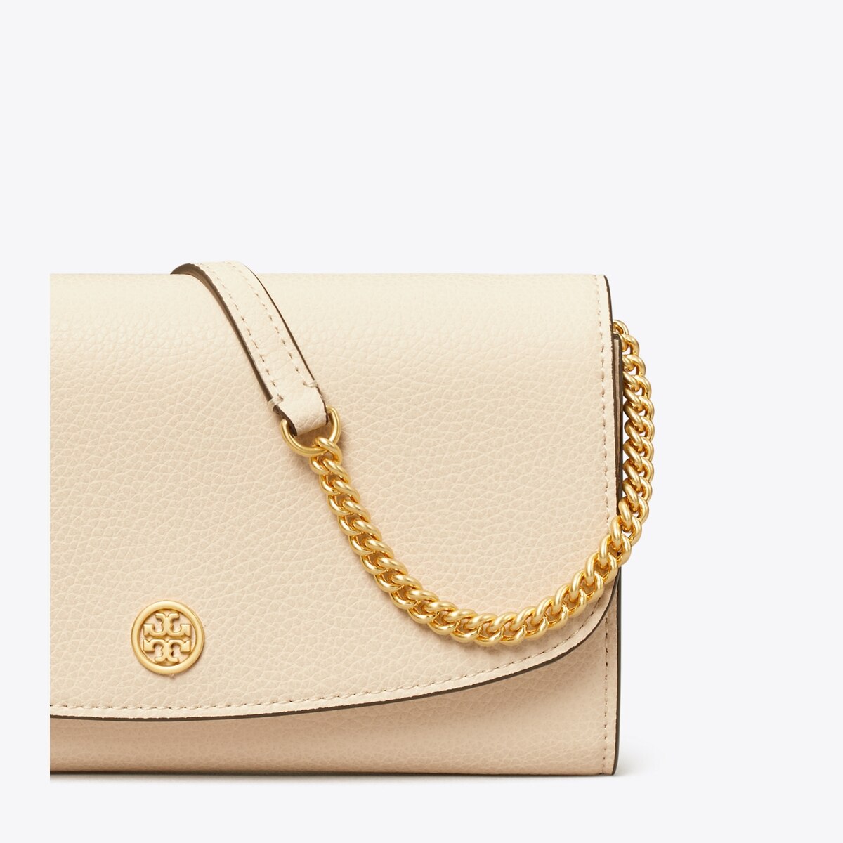 Tory burch robinson pebbled wallet crossbody sales