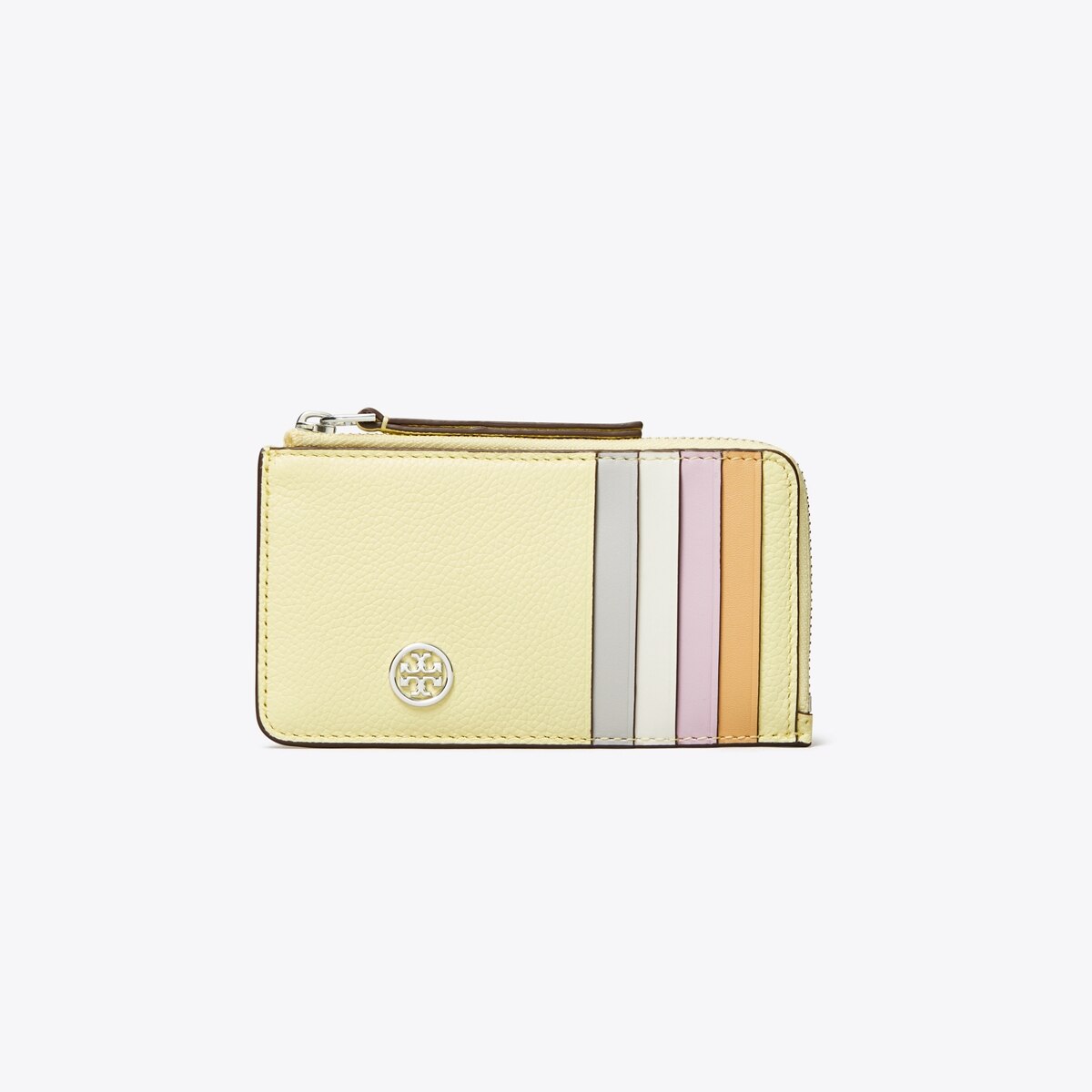 ☆☆Tory Burch☆☆ Tory Burch Women's Robinson Card Case 840 TORY BURCH Robinson Card Case Gray Heron 84070