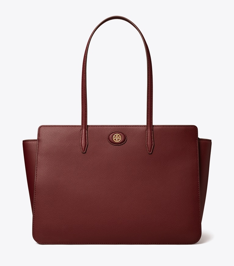 Robinson Pebbled Tote: Women's Designer Tote Bags | Tory Burch