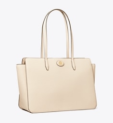 極美品✨TORY BURCH トートバッグ ロビンソン グリーン 大容量