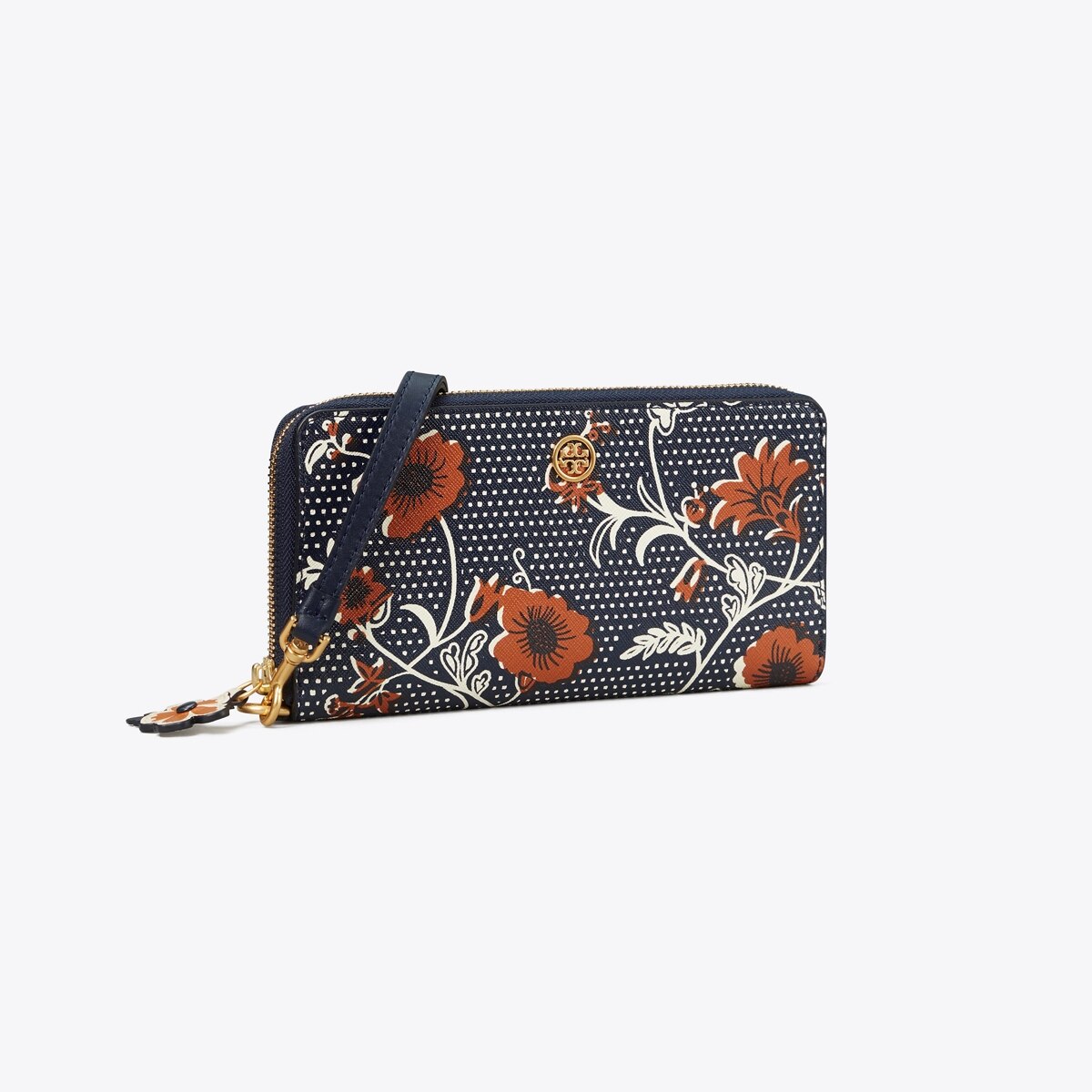 Robinson Printed Zip Continental Wallet: Women's Designer Wallets | Tory  Burch