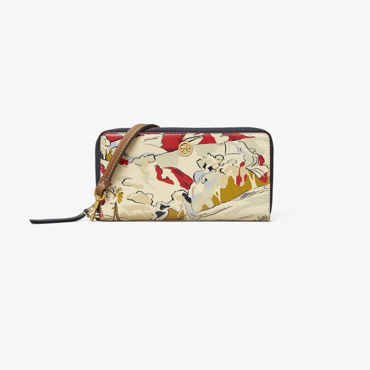 【Tory Burch】Robinson Printed Continental Wallet セール♪ Tory Burch】Robinson Printed Continental Wallet セール