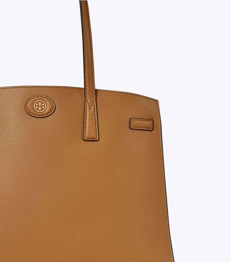 Tory Burch designer サッチェルバッグ ロビンソン サッチェル in Tiger'S Eye ディテール