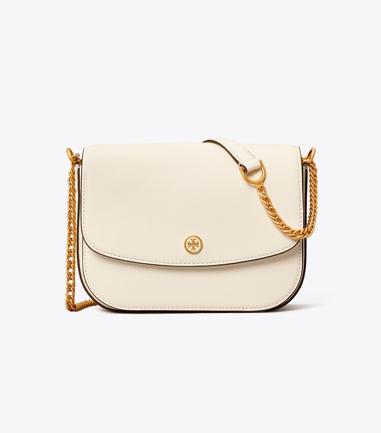Tory Burch designer shoulder bags Robinson Shoulder Bag in NEW IVORY front