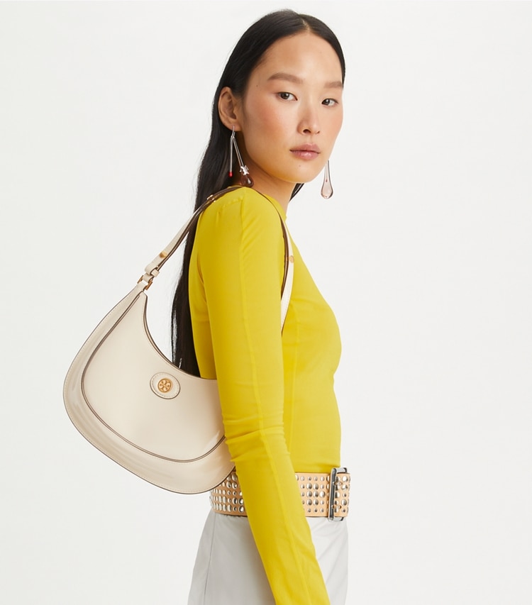Robinson Spazzolato Convertible Crescent Bag: Women's Designer Shoulder ...