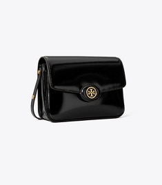 Tory Burch Leather popular Shoulder Bag Chain Link Crossbody Bag