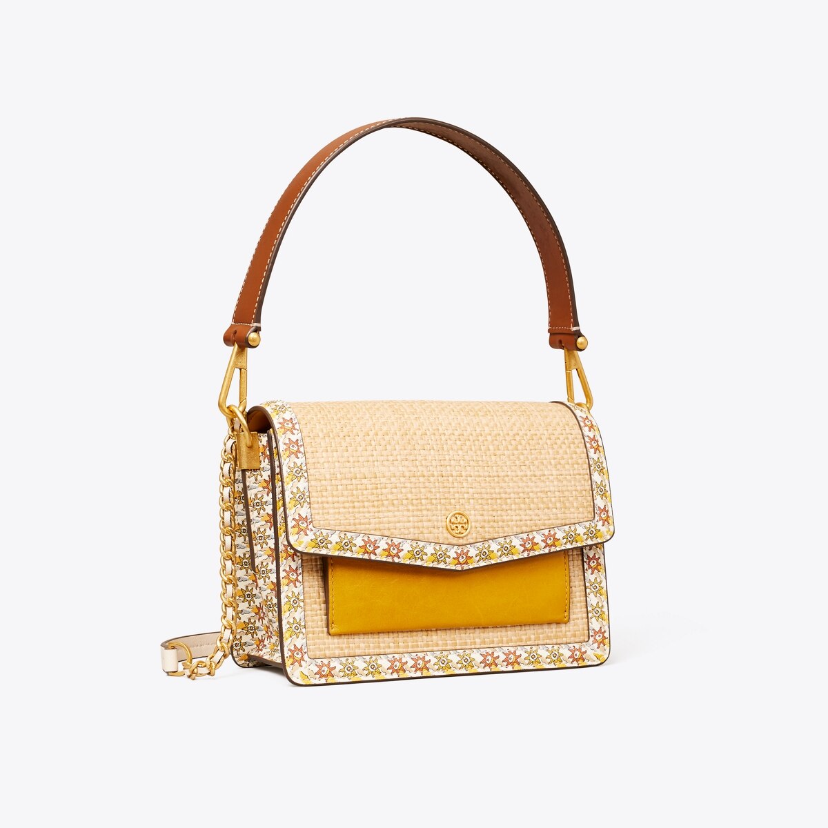 Robinson Straw Convertible Shoulder Bag Women's Designer Shoulder Bags Tory Burch