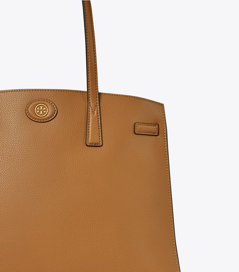 Tory Burch designer henkeltaschen Robinson Tasche in Tiger'S Eye angle