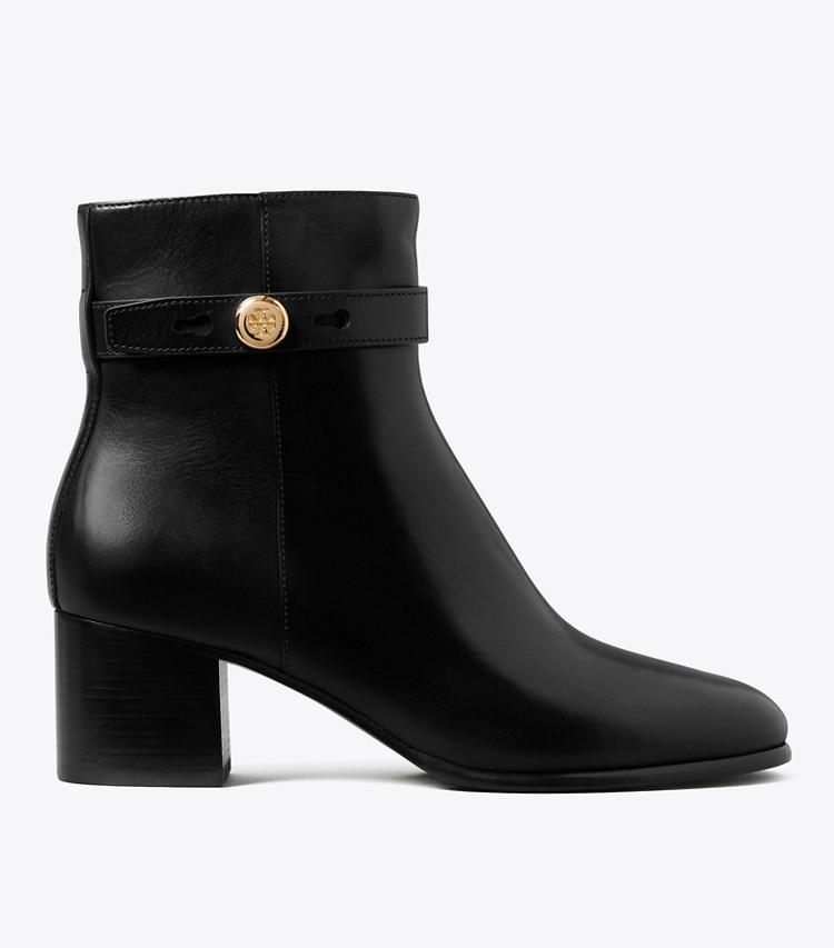 Tory Burch designer ankle boots Romy Ankle Boot in PERFECT BLACK side