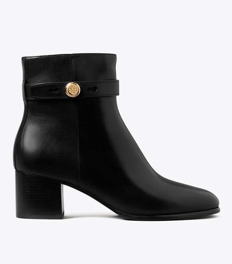 Tory Burch designer ankle boots Romy Ankle Boot in PERFECT BLACK side