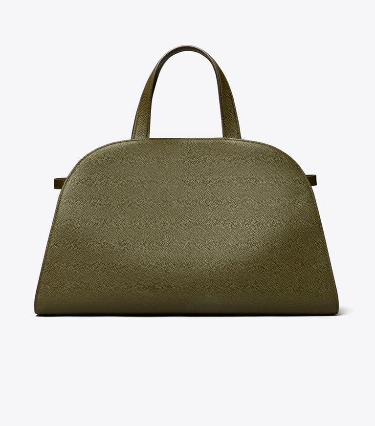 Tory Burch designer サッチェルバッグ ロミー バウレット in Dark Olive 戻る