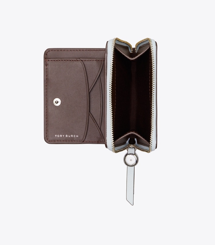 Tory Burch designer 財布 ロミー バイフォールド ウォレット in Light Blue additional