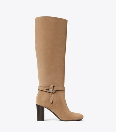 Tory Burch designer knee boots Romy Boot in RIVER ROCK side