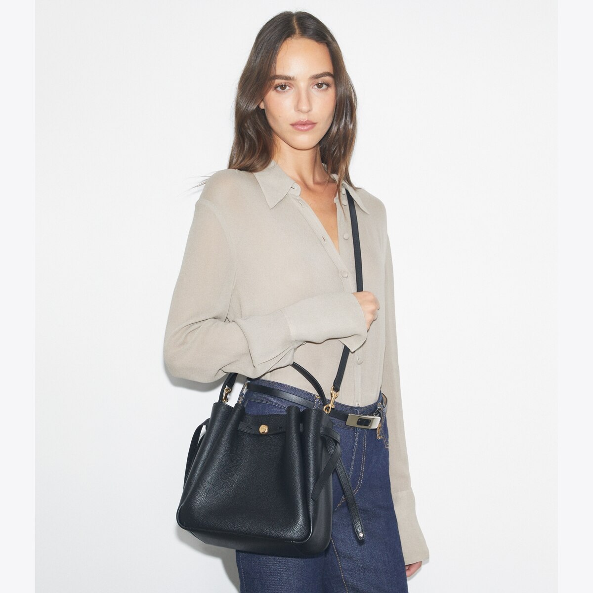 ハンドバッグ Tory Burch ROMY BOSTON HANDBAG Black Romy handbag Tory Burch - Vitkac AS