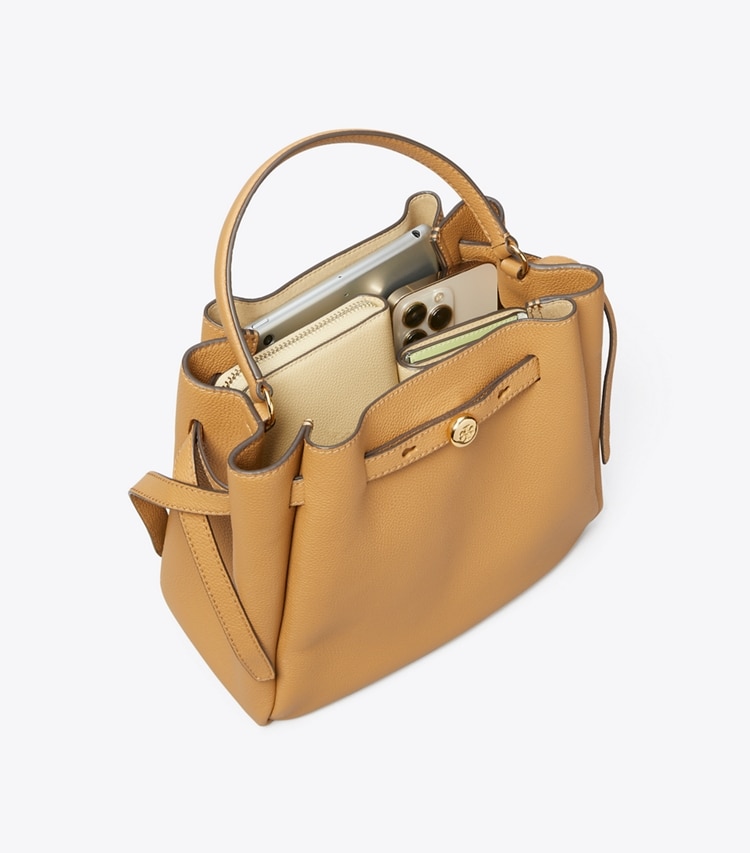 Tory Burch designer crossbody bags Romy Bucket Bag in Tiramisu additional