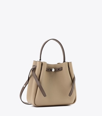 Virginia Pocket Shoulder Bag in burgundy | Tory Burch JP