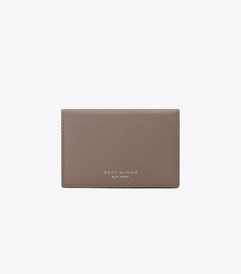 Tory Burch designer カードケース ロミー ビジネスカードケース in Wild Mushroom front