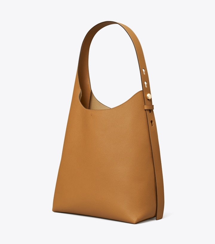 Tory Burch designer ホーボーバッグ ロミー ホーボーバッグ in Tiramisu angle