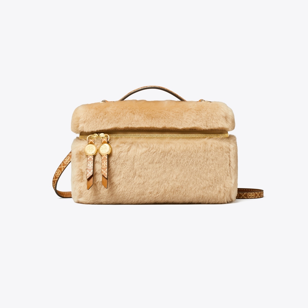 ROMY SHEARLING SLIM TOP HANDLE BAG - thumbnail 4