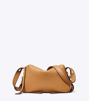 Tory Burch designer crossbody bags Romy Soft Crossbody Bag in Tiramisu front